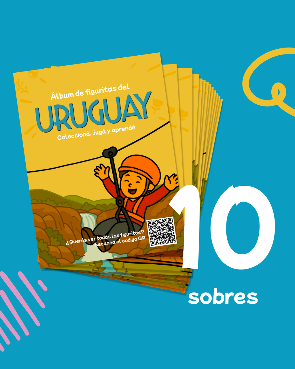 Pack 10 sobres de figuritas