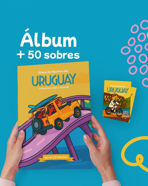 Álbum del Uruguay + 50 sobres